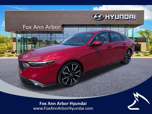 Radiant Red 2023 Honda Accord Hybrid Touring