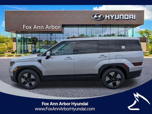 Shimmering Silver 2026 Hyundai SANTA FE HEV SE