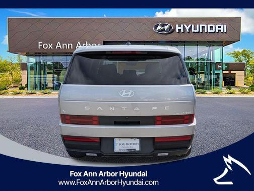 Shimmering Silver 2026 Hyundai SANTA FE HEV SE