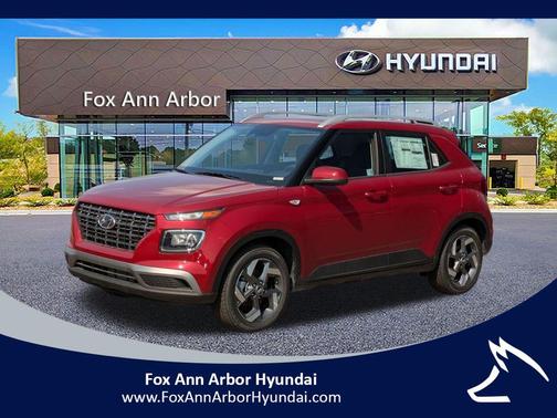 Red 2025 Hyundai VENUE SEL