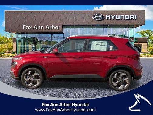 Red 2025 Hyundai VENUE SEL