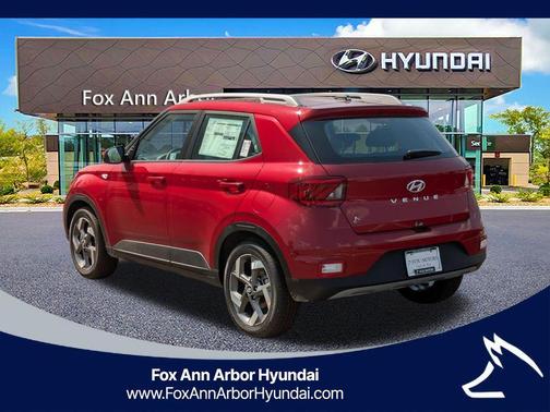 Red 2025 Hyundai VENUE SEL
