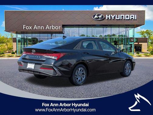 Black 2026 Hyundai ELANTRA HEV Blue