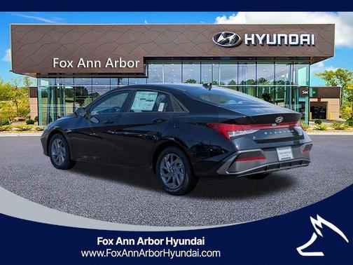 Black 2026 Hyundai ELANTRA HEV Blue
