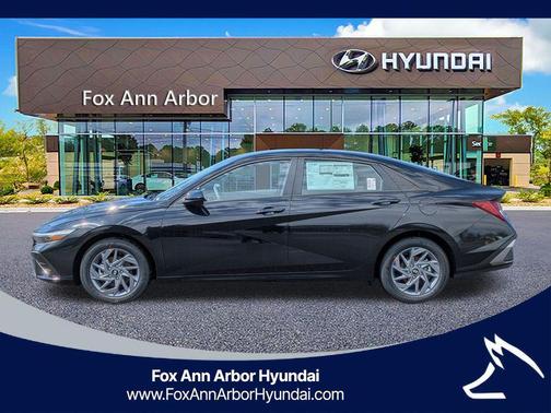 Black 2026 Hyundai ELANTRA HEV Blue