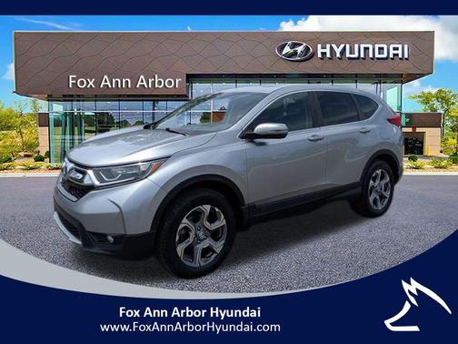 Gray 2018 Honda CR-V EX