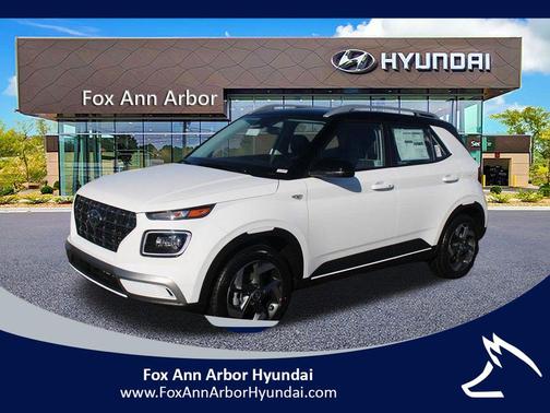 Lunar White 2025 Hyundai VENUE Limited