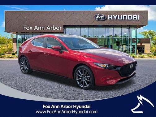 Soul Red Crystal Metallic 2023 Mazda Mazda3 FWD w/Preferred Package