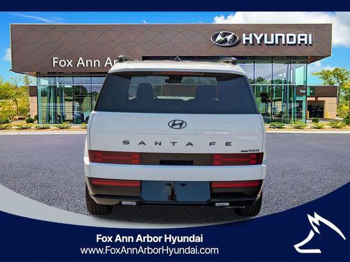 White 2026 Hyundai SANTA FE HEV Calligraphy