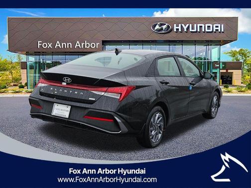 Black 2026 Hyundai ELANTRA HEV Blue