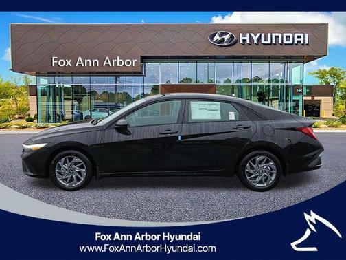 Black 2026 Hyundai ELANTRA HEV Blue