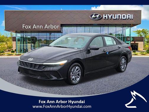 Black 2026 Hyundai ELANTRA HEV Blue
