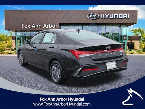 Black 2026 Hyundai ELANTRA HEV Blue