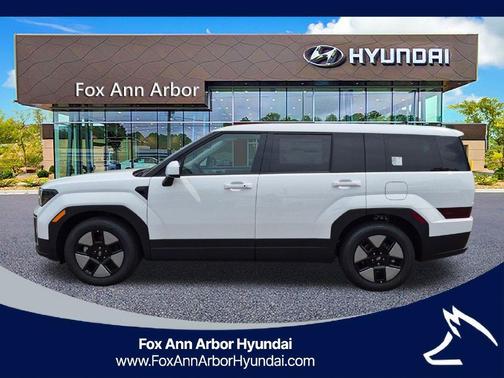 White 2026 Hyundai SANTA FE HEV SE
