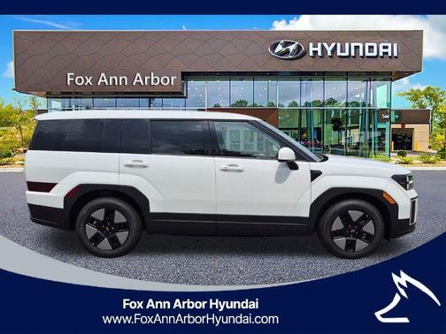White 2026 Hyundai SANTA FE HEV SE