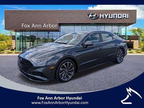 Portofino Gray 2023 Hyundai SONATA Limited