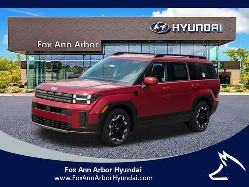 Red 2025 Hyundai SANTA FE SEL