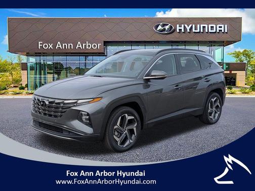 Amazon Gray 2022 Hyundai TUCSON Limited