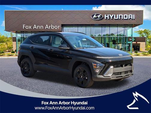 Abyss Black Pearl 2026 Hyundai KONA SEL Sport