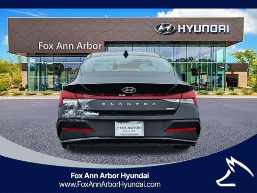 Black 2026 Hyundai ELANTRA HEV Blue