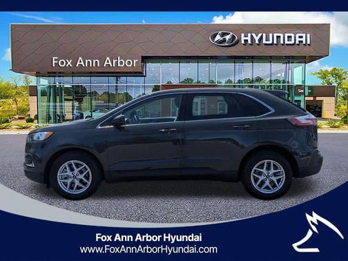 Gray 2021 Ford Edge