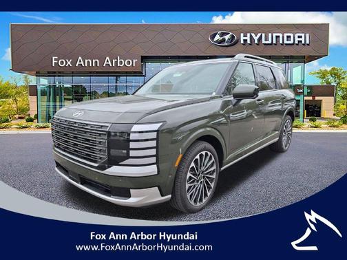 Titanium Green 2026 Hyundai Palisade Hybrid Calligraphy