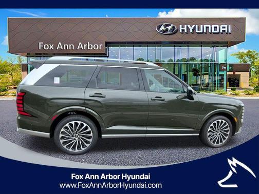 Titanium Green 2026 Hyundai Palisade Hybrid Calligraphy