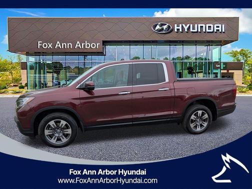 Deep Scarlet Pearl 2017 Honda Ridgeline RTL-E