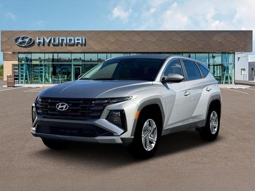 Shimmering Silver 2026 Hyundai TUCSON Hybrid Blue SE