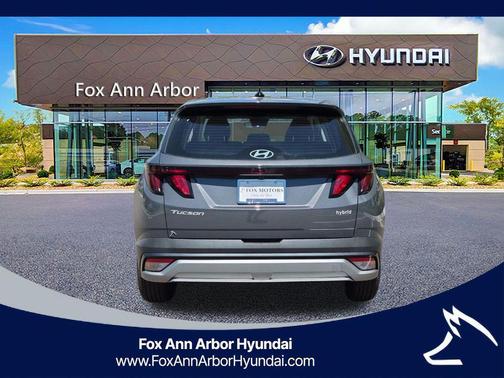 Gray 2026 Hyundai TUCSON Hybrid SE