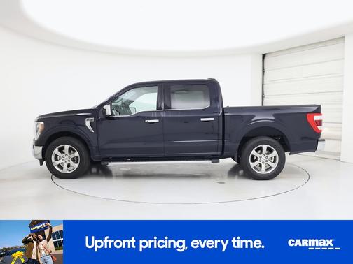 Blue 2021 Ford F-150 Lariat