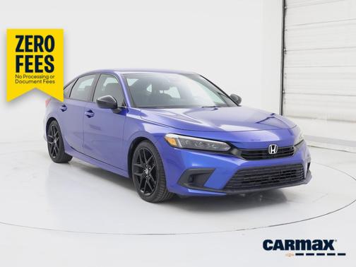 Blue 2024 Honda Civic Sport