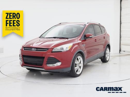 Red 2016 Ford Escape Titanium