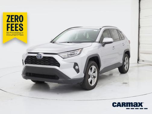 Silver 2021 Toyota RAV4 Hybrid XLE Premium