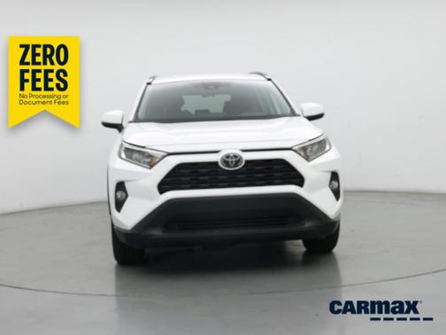 White 2020 Toyota RAV4 XLE