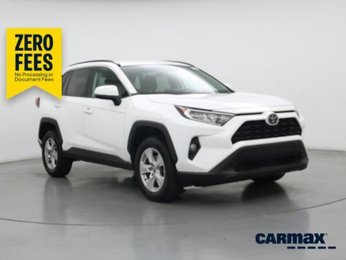 White 2020 Toyota RAV4 XLE