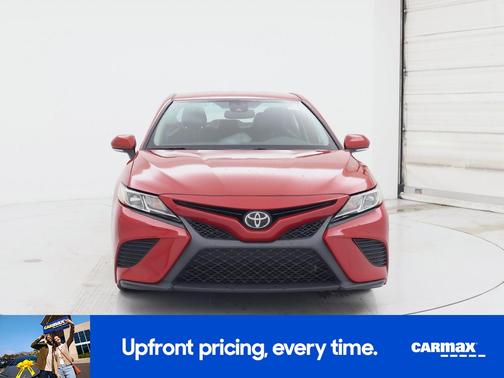 Red 2019 Toyota Camry SE