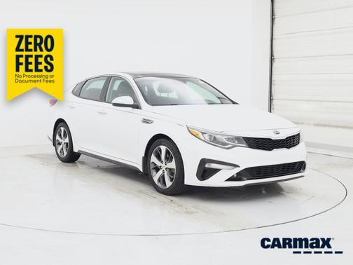 White 2019 Kia Optima S