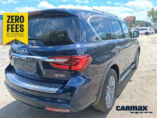 Blue 2024 INFINITI QX80 Luxe