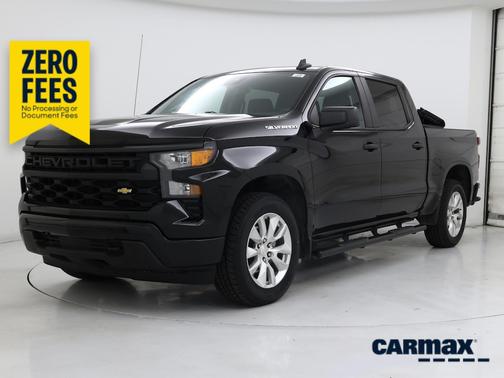 Black 2023 Chevrolet Silverado 1500 Custom