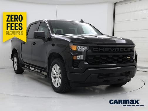Black 2023 Chevrolet Silverado 1500 Custom