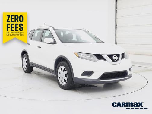 White 2016 Nissan Rogue S