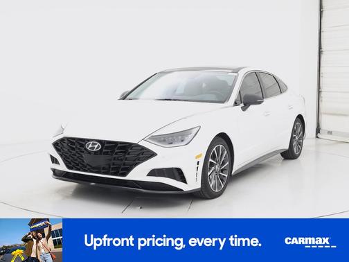 White 2021 Hyundai SONATA Limited