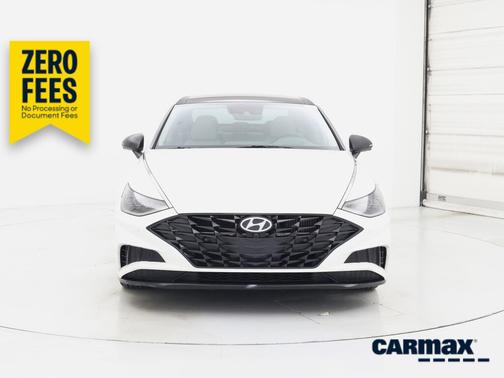 White 2021 Hyundai SONATA Limited