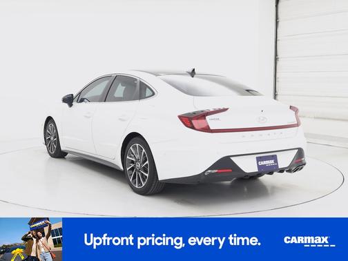 White 2021 Hyundai SONATA Limited