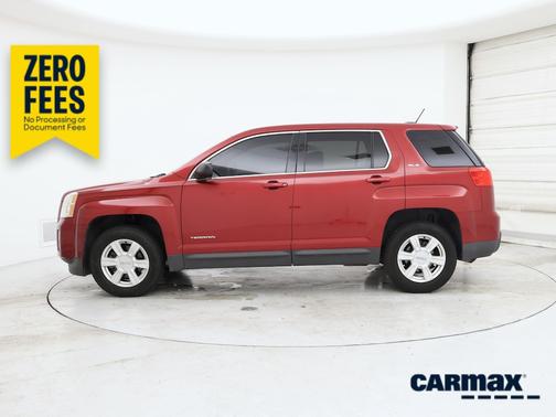 Red 2015 GMC Terrain SLE