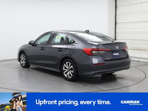 Gray 2022 Honda Civic LX