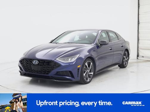 Blue 2021 Hyundai SONATA SEL Plus