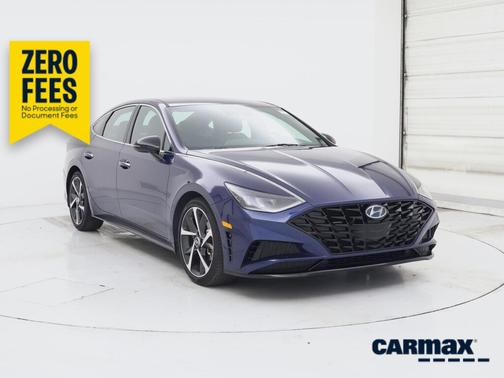Blue 2021 Hyundai SONATA SEL Plus