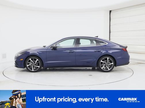 Blue 2021 Hyundai SONATA SEL Plus